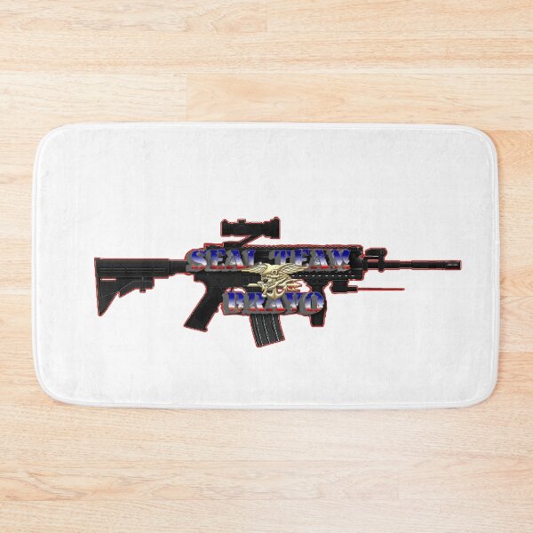 Item preview,  SEAL TEAM BRAVO ASSAULT RIFLE RWB designed and sold by THE AMERICAN TEEVANGELIST.