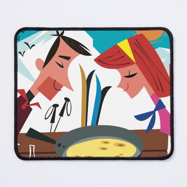 Item preview, Les Alpes Creperie poster designed and sold by Gary Godel.