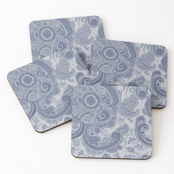 Item preview, Paisley Blue and Grey Vintage  iPhone Cover  designed and sold by PodXDesigns.
