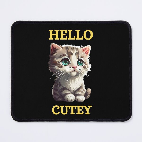 Item preview, Hello cutey cat designed and sold by CuteCatsCoffee.