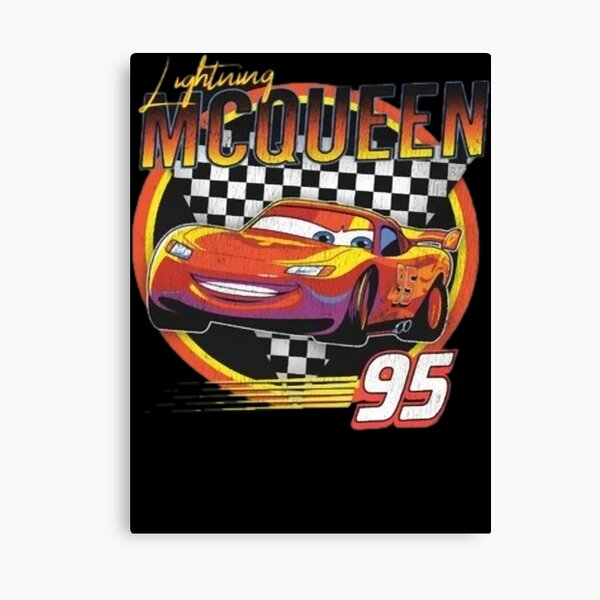 Canvas print Cars - Lightning Mcqueen Sideshot