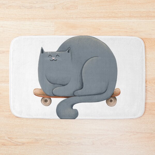 Item preview, Skateboarding Cat Print designed and sold by Julia Sol.