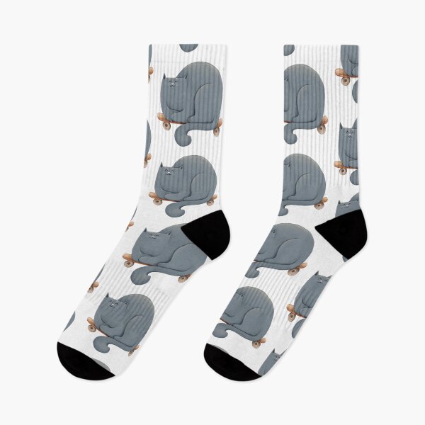 Item preview, Skateboarding Cat Print designed and sold by Julia Sol.