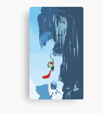 Ice climber Canvas Print