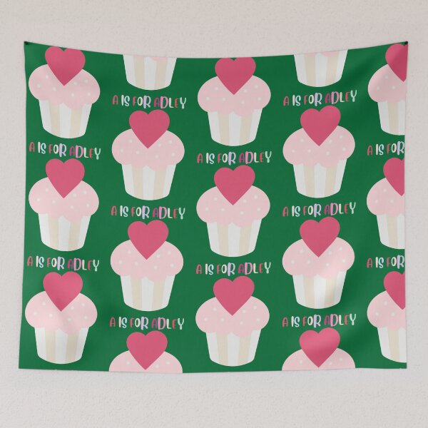 Item preview, Cute Cupcake With HeartAdley Merch Store Active  designed and sold by mauconthieu.