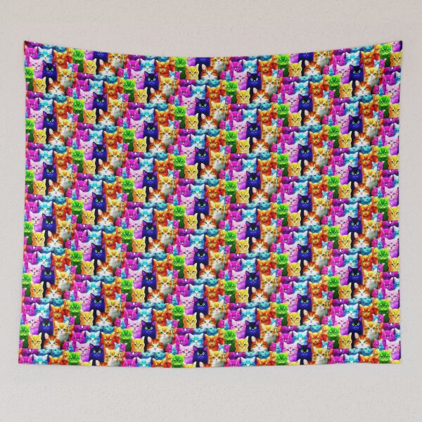Item preview, A Burst of Colorful Whiskers designed and sold by DrawingsbyAgnes.