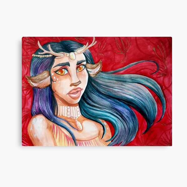 Faun With The Wind Canvas Print