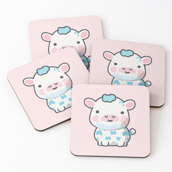 Item preview, Cute kawaii baby cow designed and sold by wachasoul.