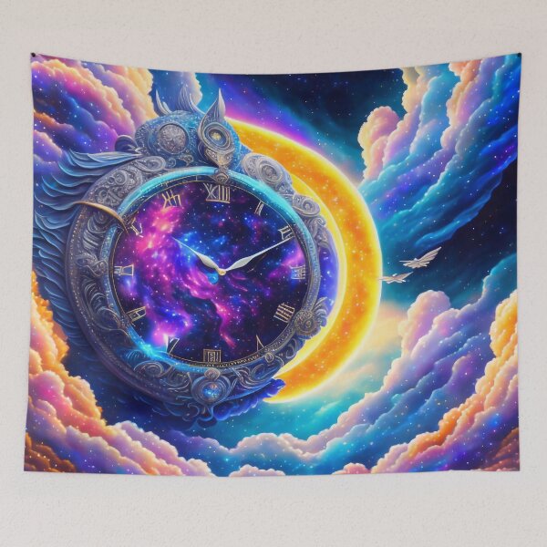 Item preview, Cosmic clock designed and sold by M-Y-A-R-T-.