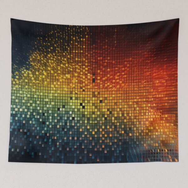 Item preview, Mesmerizing Digital Wave Pattern Art for Modern Spaces designed and sold by JojoArtEvo.