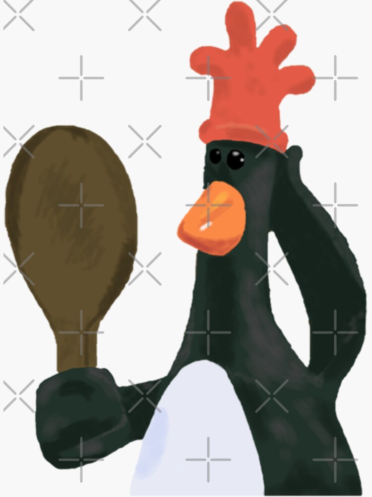 Feathers McGraw - Funny penguin Sticker for Sale by PMinSince98