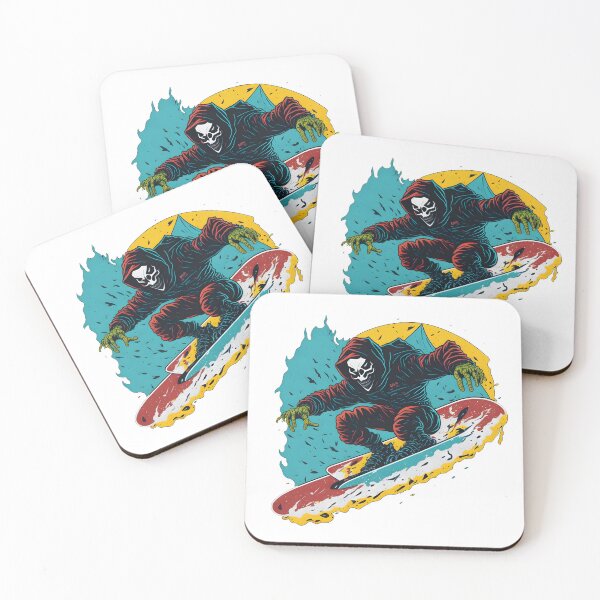 Item preview, Grim Reaper snowboards designed and sold by BearsAndSkulls.
