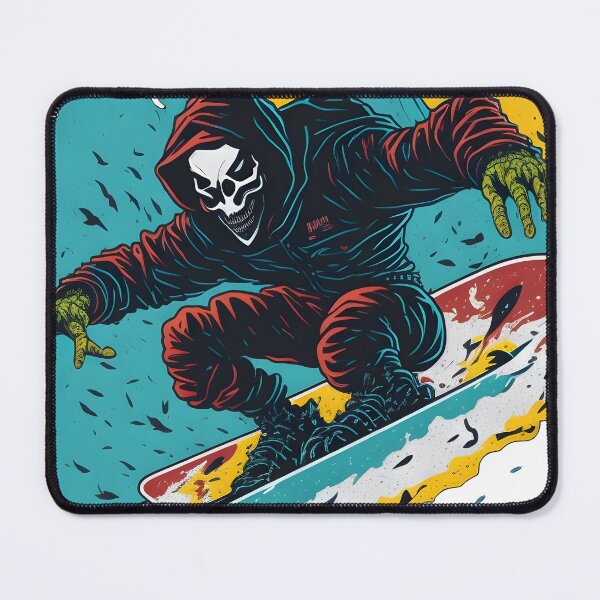 Item preview, Grim Reaper snowboards designed and sold by BearsAndSkulls.