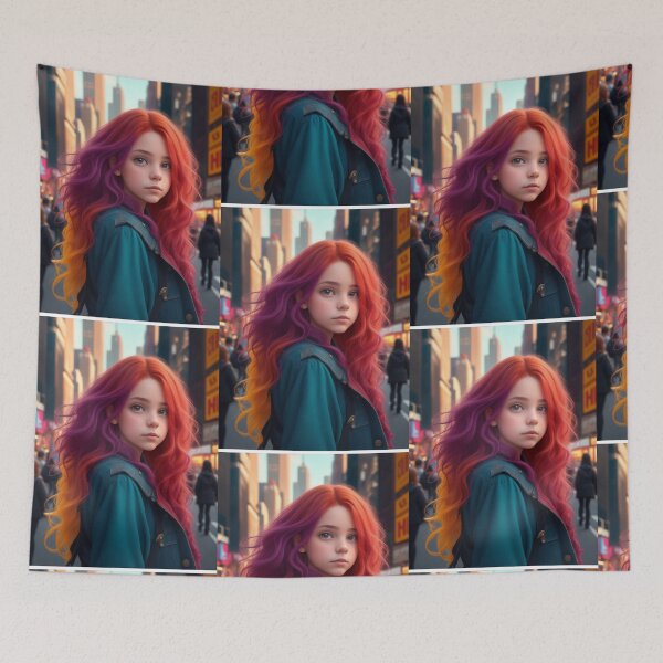 Item preview,  GIRL CLASSIC T-SHIRT DESIGN designed and sold by AyushAIImage01.