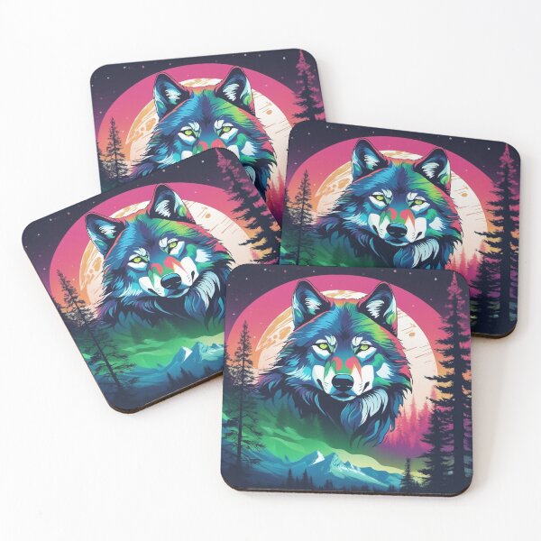 Item preview, Timber Wolf in Fantasy and Realism Style Art designed and sold by BirdsnStuff.