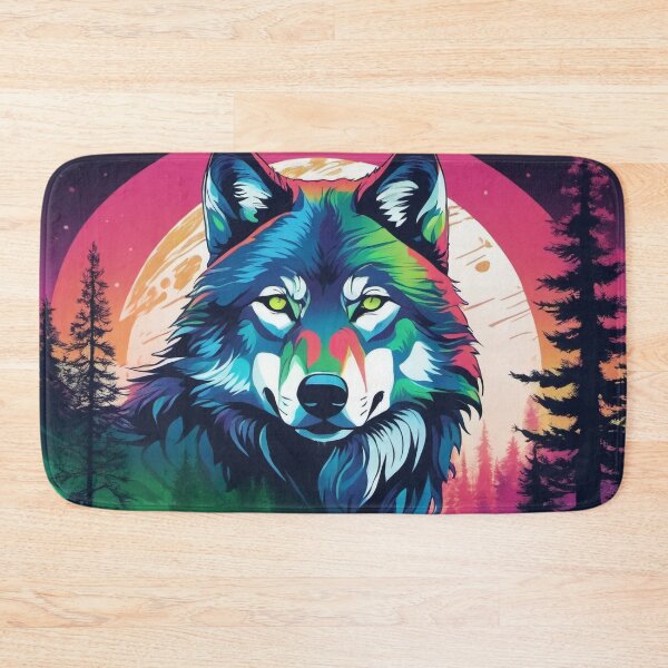 Item preview, Timber Wolf in Fantasy and Realism Style Art designed and sold by BirdsnStuff.