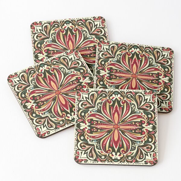 Item preview, Folk art design  designed and sold by Pommallina.
