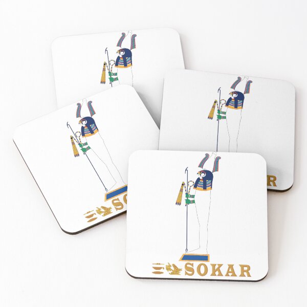 Item preview, SOKAR Ancient Egyptian God with Hieroglyphs designed and sold by SWATARA.