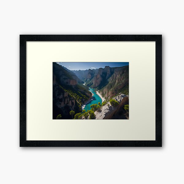 Item preview, Azure Dreams of Gorges du Verdon|A French Riviera Gem designed and sold by BlareBlare.