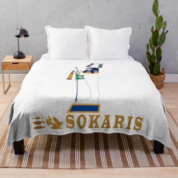 Artikelvorschau, SOKARIS Gott des alten Ägypten (griechischer Name) mit Hieroglyphen entworfen und verkauft von SWATARA.