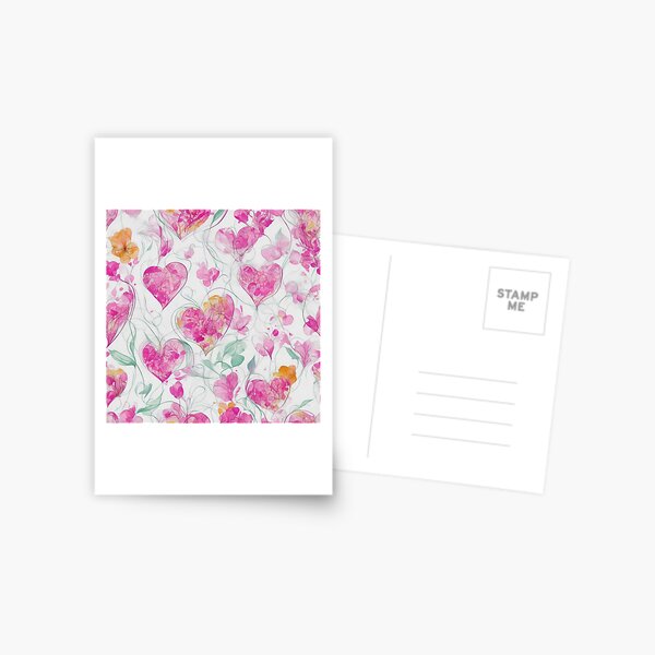 Item preview, Bleeding heart flowers pattern designed and sold by CoolPixels.