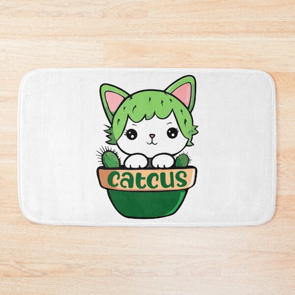 Item preview, Cat Cactus Catcus art illustration designed and sold by Niktarka.