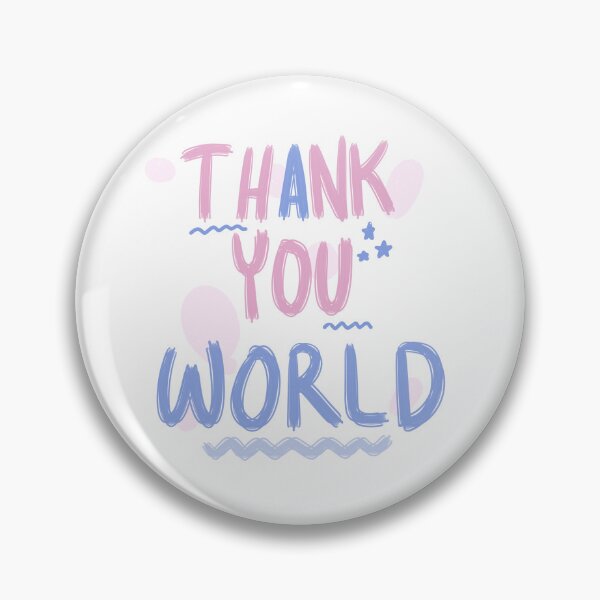 Item preview, Affirmation Thank You World Handwriting designed and sold by ART SIFA.