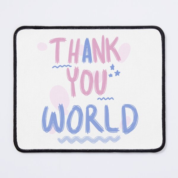 Item preview, Affirmation Thank You World Handwriting designed and sold by ART SIFA.