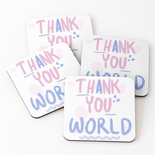 Item preview, Affirmation Thank You World Handwriting designed and sold by ART SIFA.