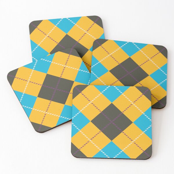 Item preview, Trendy Blue Yellow Plaid designed and sold by Claudia S. Design.