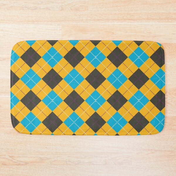 Item preview, Trendy Blue Yellow Plaid designed and sold by Claudia S. Design.