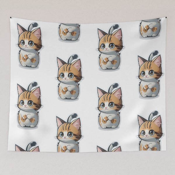 Item preview, little cat designed and sold by KasiwatShop.