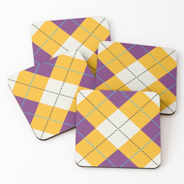 Item preview, Trendy Purple Yellow Plaid designed and sold by Claudia S. Design.