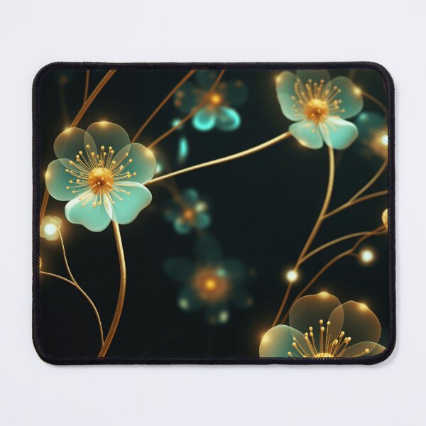 Item preview, Small Golden Glowing Flowers Design designed and sold by StudioRedKoala.