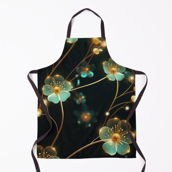Item preview, Small Golden Glowing Flowers Design designed and sold by StudioRedKoala.