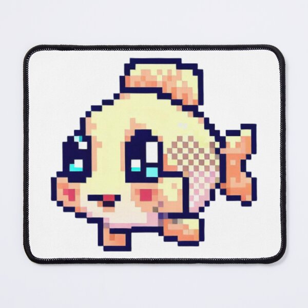 Aperçu de l'œuvre poisson 8 bits créée et vendue par Donkey's Salad.
