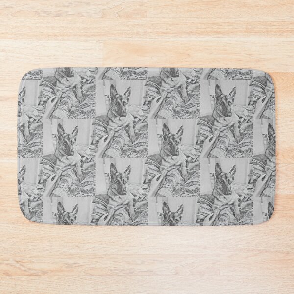 Item preview, Retro look German Shepard sketch photo designed and sold by Mark Grimsley.