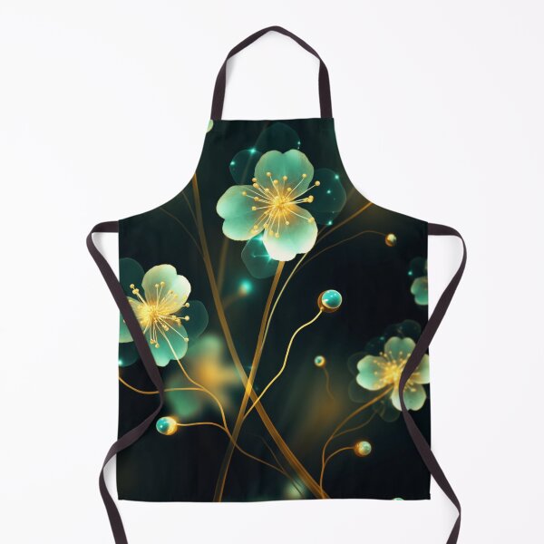 Item preview, Small Golden Glowing Flowers Design designed and sold by StudioRedKoala.