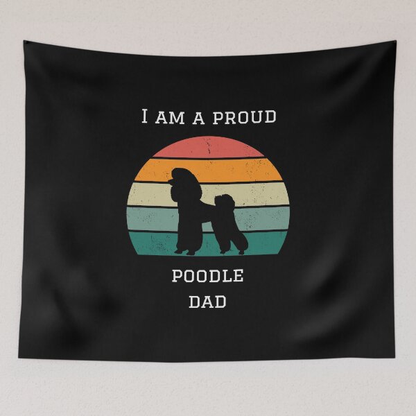 Item preview, Proud Poodle Dad T-shirt designed and sold by CrazyFace5.