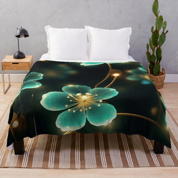 Item preview, Small Golden Glowing Flowers Design designed and sold by StudioRedKoala.