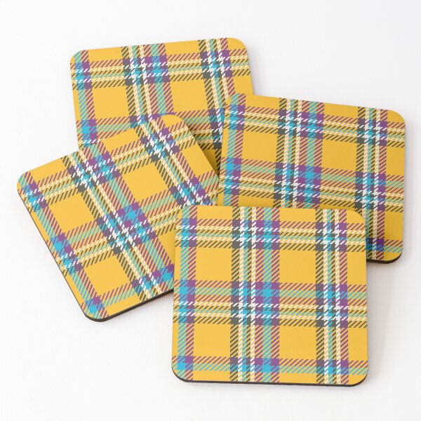 Item preview, Contemporary Yellow Tartan designed and sold by Claudia S. Design.