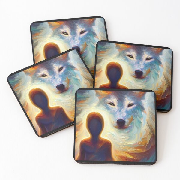 Item preview, Spirit Animal Wolf 3 designed and sold by CrankyOldDude.