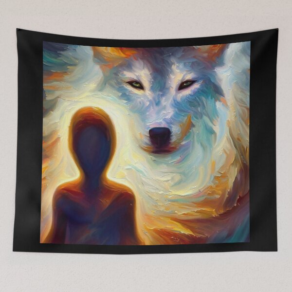 Item preview, Spirit Animal Wolf 3 designed and sold by CrankyOldDude.