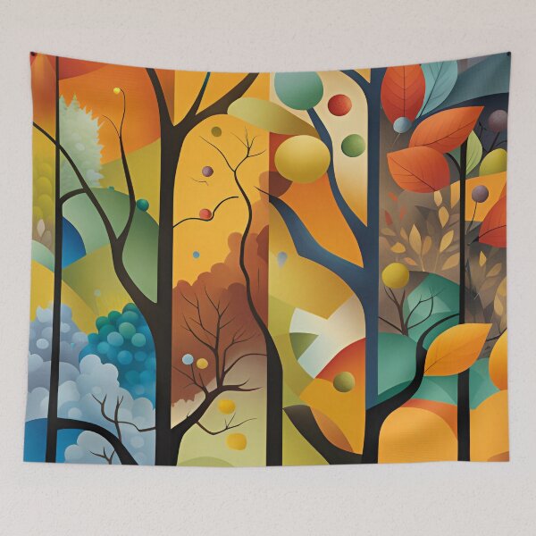 Item preview, Abstract Four Seasons designed and sold by Arkneer.