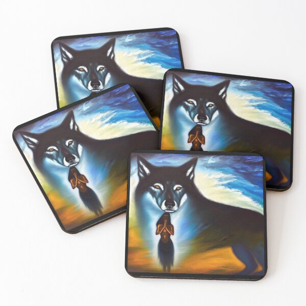 Item preview, Spirit Animal Wolf 4 designed and sold by CrankyOldDude.