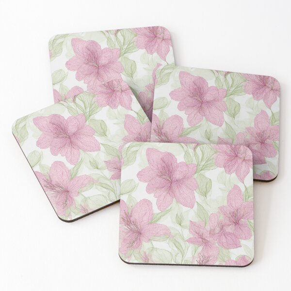 Item preview, Azalea flowers pattern designed and sold by CoolPixels.