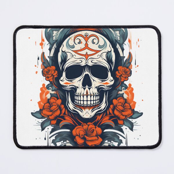 Item preview, Melancholic Splendor: The Day of the Dead Halloween Skull designed and sold by aigcx.