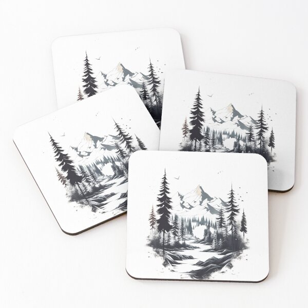 Item preview, Forest Landscape designed and sold by GoodOldVintage.