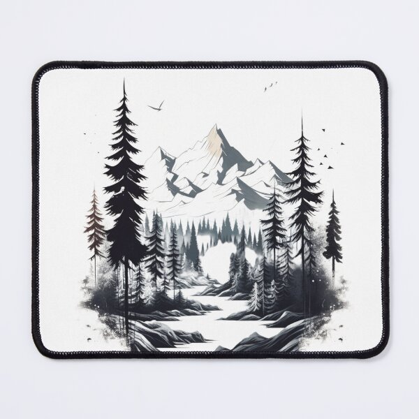 Item preview, Forest Landscape designed and sold by GoodOldVintage.