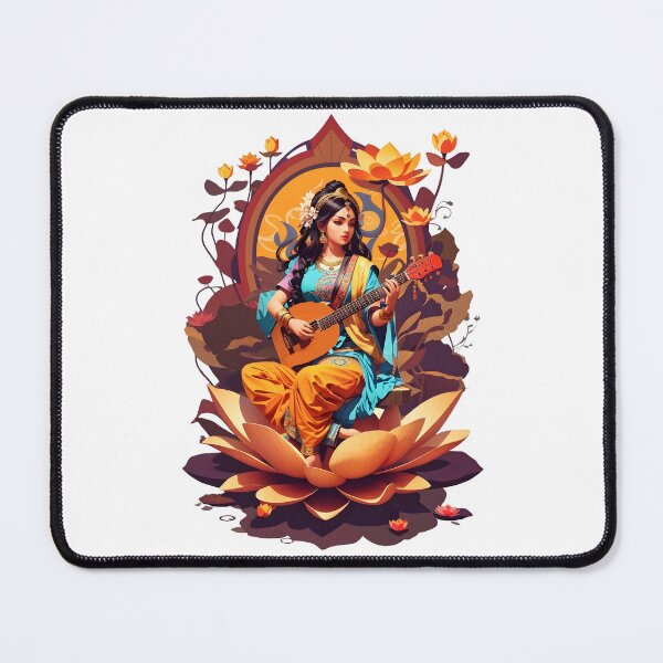 Item preview, Saraswati Hindu goddess designed and sold by UltimateWorld.
